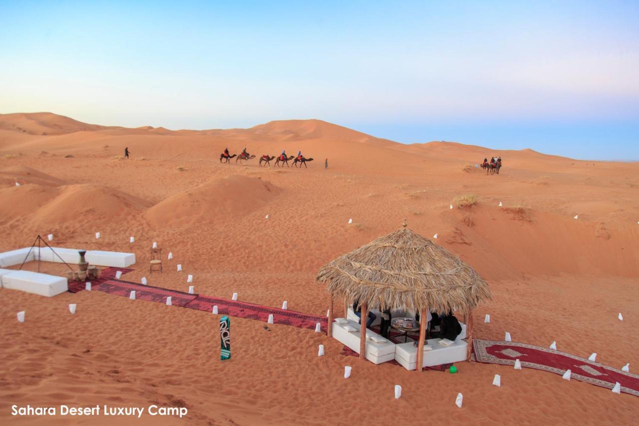 Отель Sahara Desert Luxury Camp Мерзуга Экстерьер фото